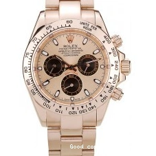 Rolex aaa copy Daytona Steel Rose Stainless Bezel Plated Rose Dial Gold Gold Rolex 0531